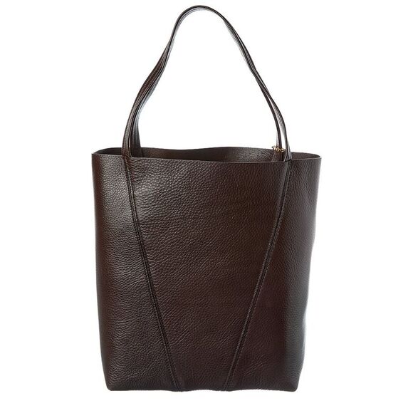 Chloé Spin Leather Tote, Brown - Picture 2 of 4